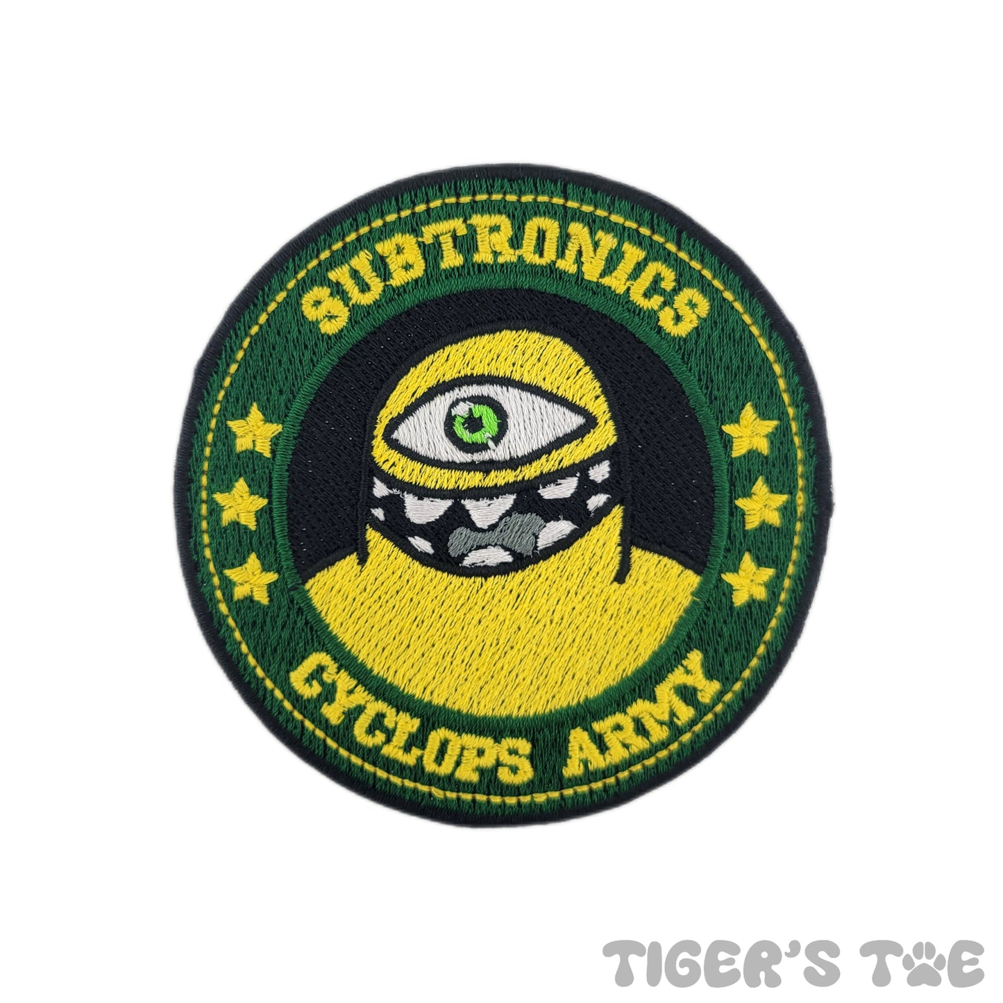 Subtronics Superfan Embroidered Patch | Iron-On / Sew-On / Velcro Stash Patch
