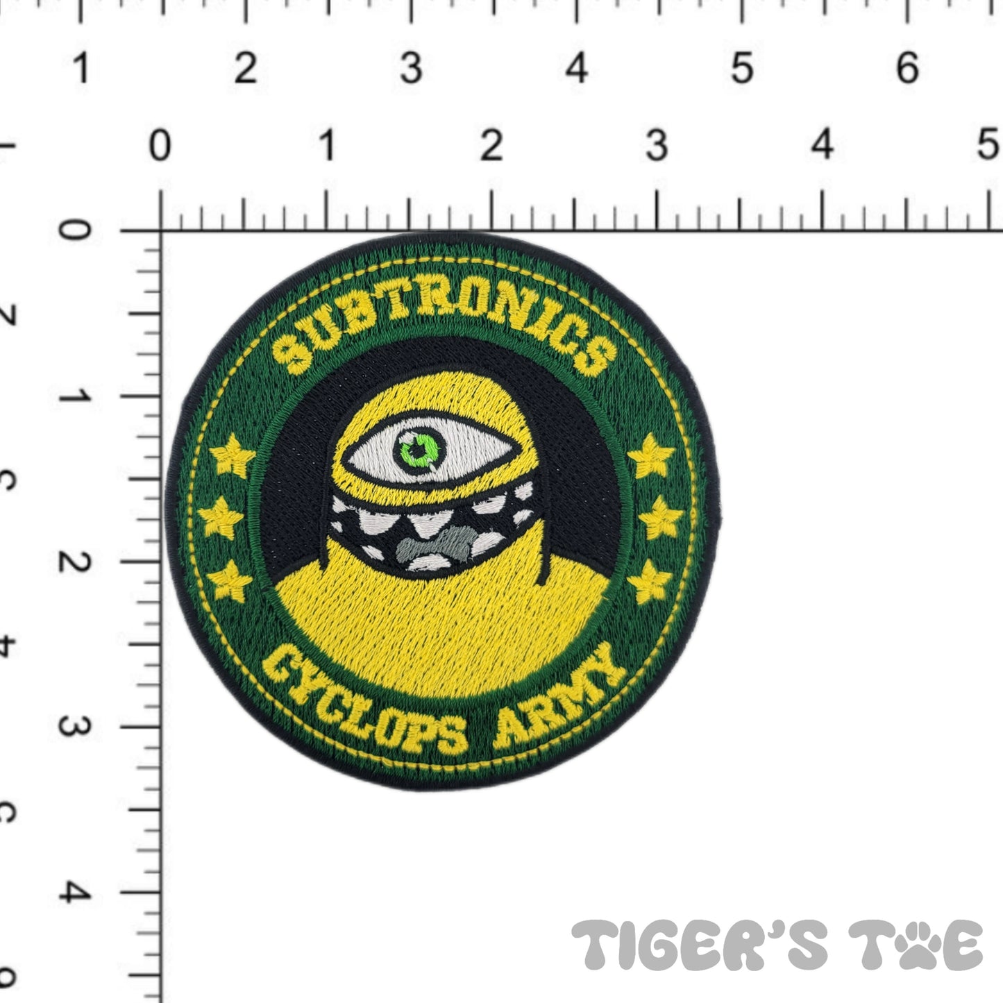 Subtronics Superfan Embroidered Patch | Iron-On / Sew-On / Velcro Stash Patch
