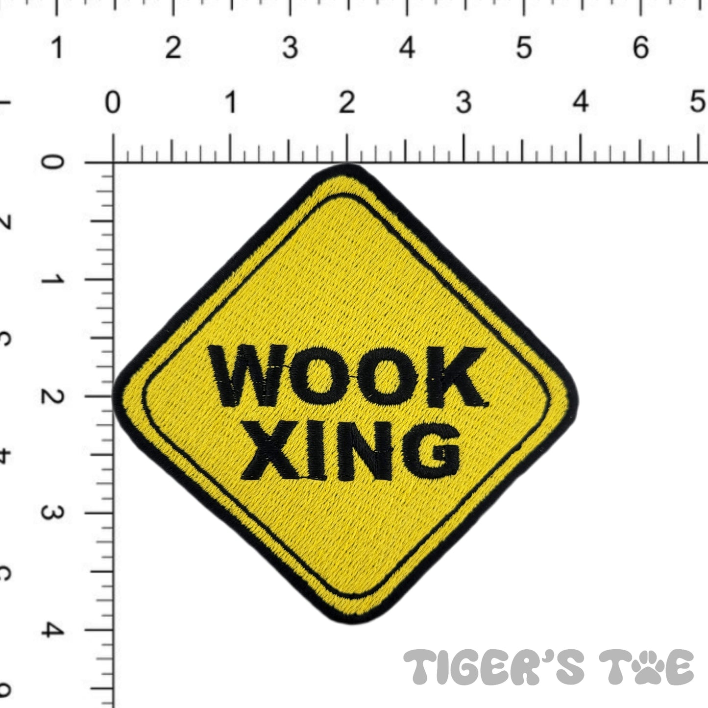 Wook X-ing Embroidered Patch | Iron-On / Sew-On / Velcro Stash Patch