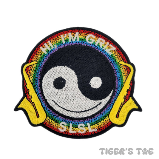 JUMBO Embroidered GRiZ Superfan Patch - Glow in the Dark | Iron-On / Sew-On / Velcro Stash Patch