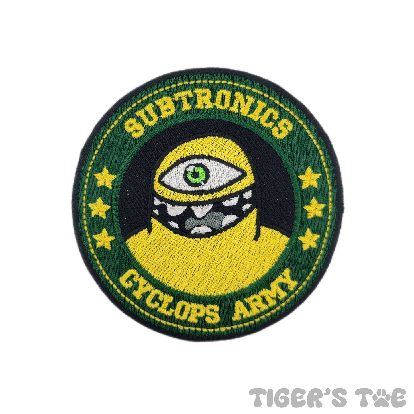 JUMBO Embroidered Subtronics Superfan Patch | Iron-On / Sew-On / Velcro Stash Patch