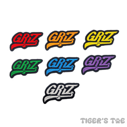 GRiZ Swoosh Embroidered Patch | Iron-On