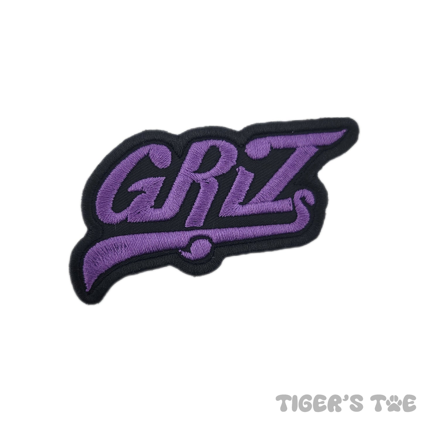 GRiZ Swoosh Embroidered Patch | Iron-On