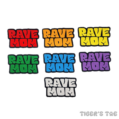 Rave Mom Embroidered Patch | Iron-On