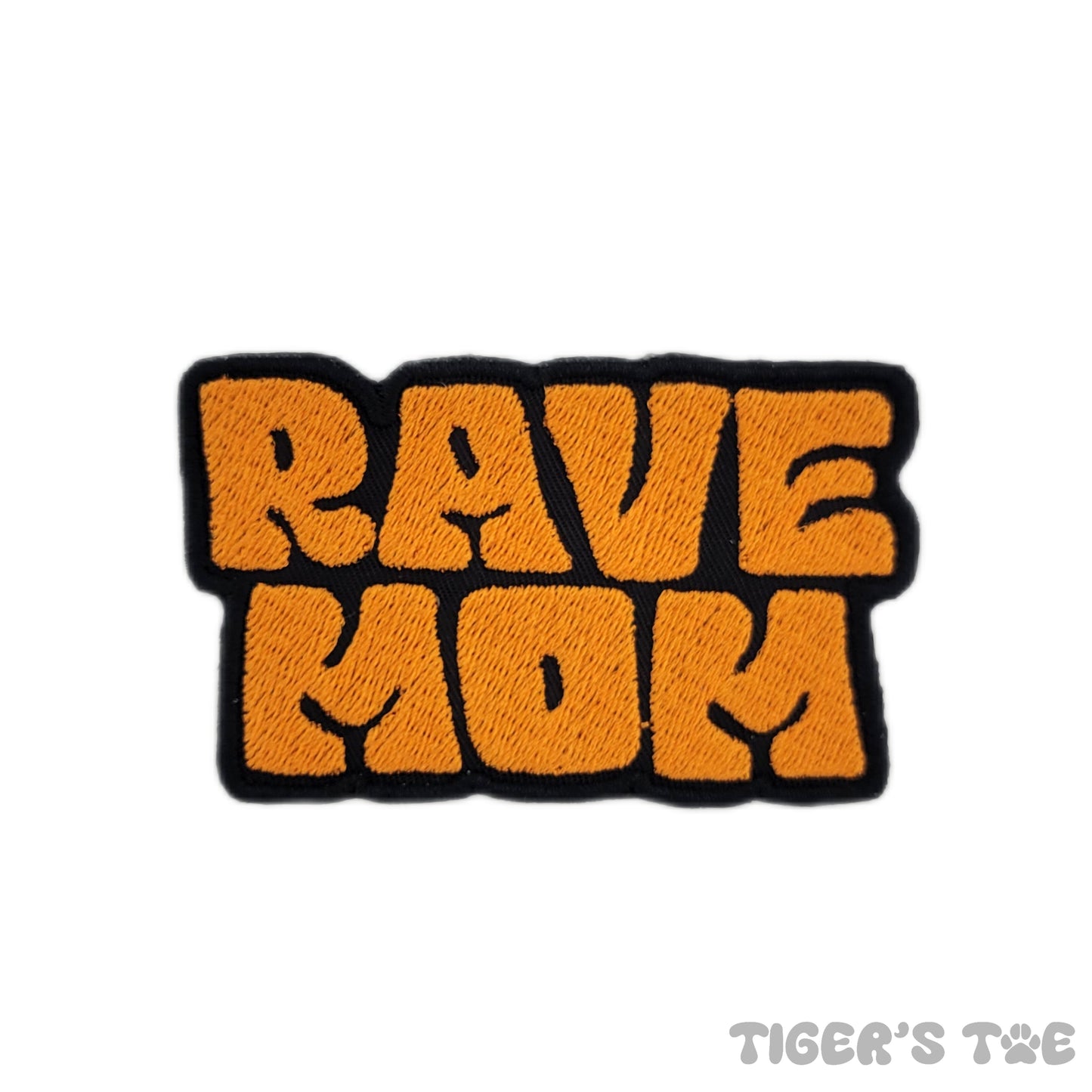 Rave Mom Embroidered Patch | Iron-On