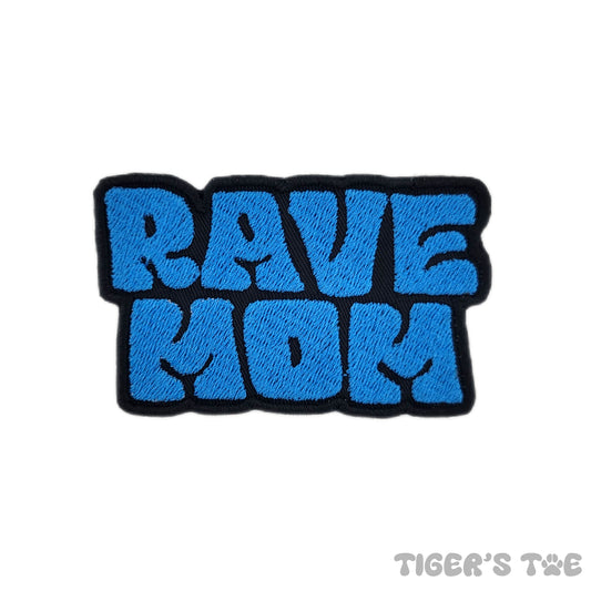 Rave Mom Embroidered Patch | Iron-On