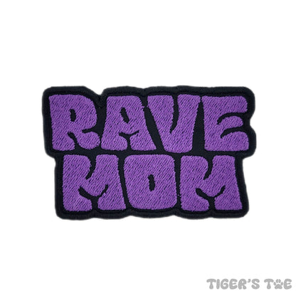 Rave Mom Embroidered Patch | Iron-On