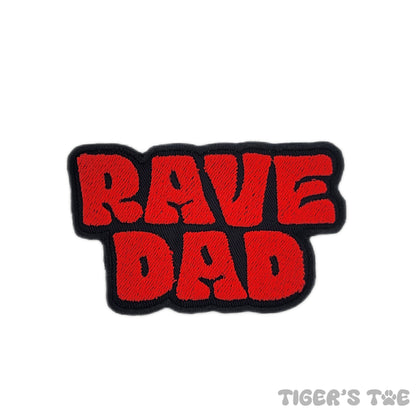 Rave Dad Embroidered Patch | Iron-On