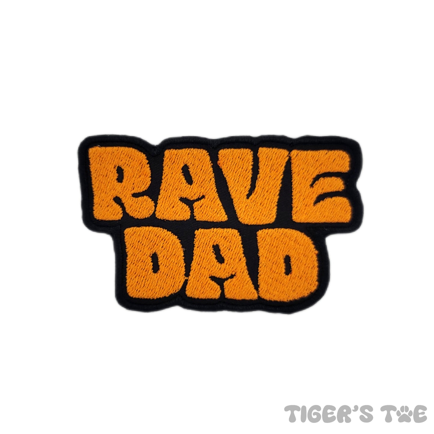 Rave Dad Embroidered Patch | Iron-On