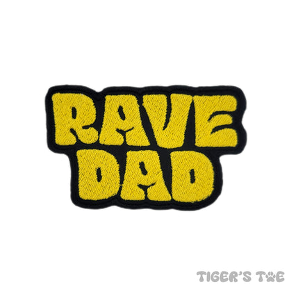 Rave Dad Embroidered Patch | Iron-On