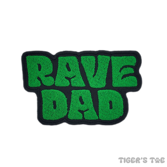 Rave Dad Embroidered Patch | Iron-On