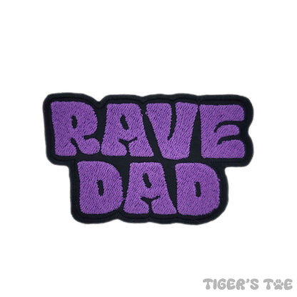 Rave Dad Embroidered Patch | Iron-On