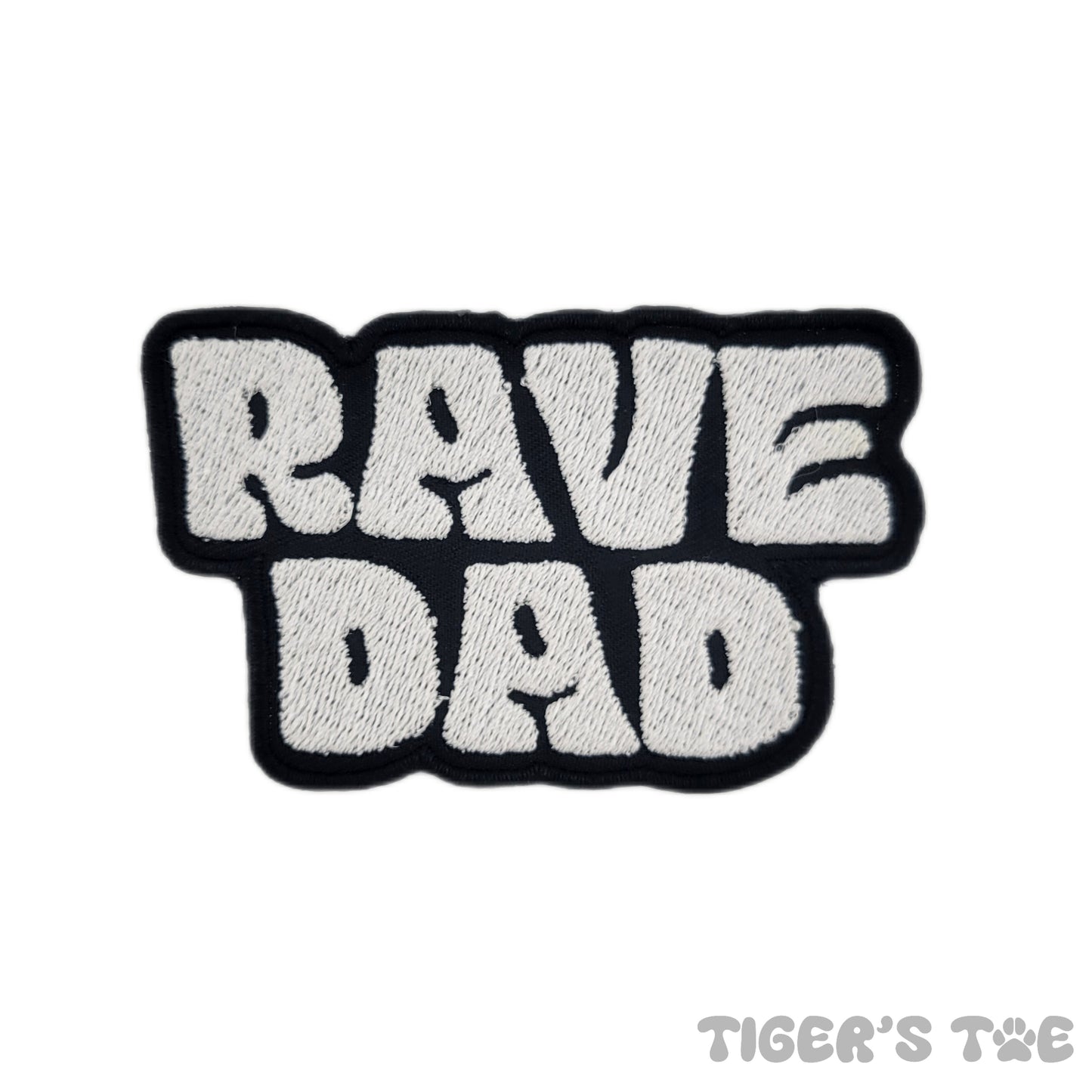 Rave Dad Embroidered Patch | Iron-On