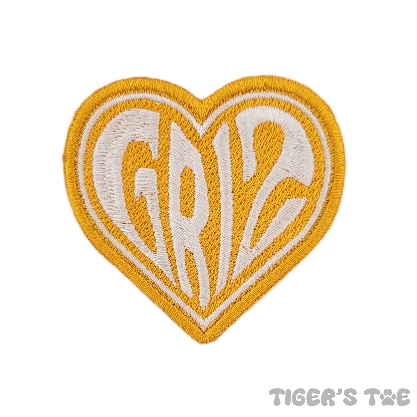 GRiZ Heart Logo Embroidered Patch | Iron-On