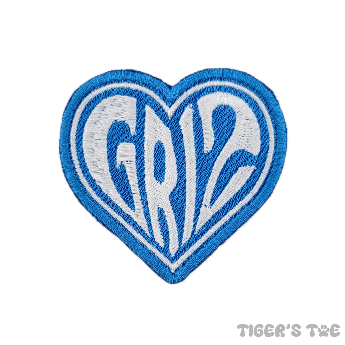 GRiZ Heart Logo Embroidered Patch | Iron-On