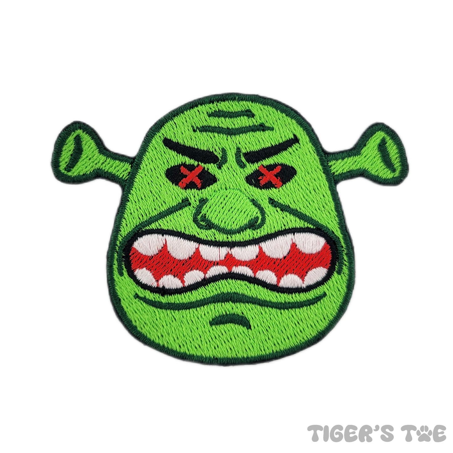 Shrexcision Rave Ogre Embroidered Patch | Iron-On