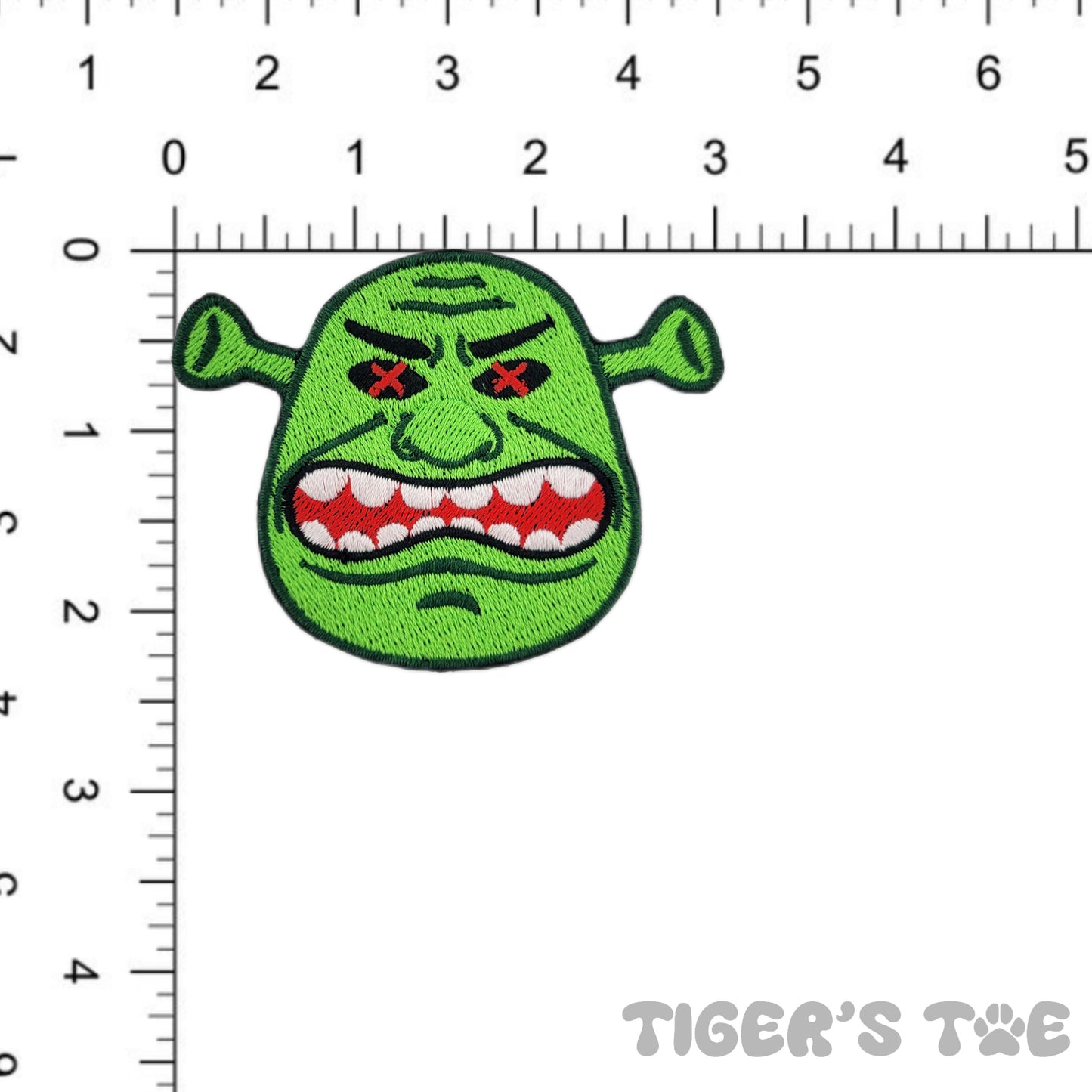 Shrexcision Rave Ogre Embroidered Patch | Iron-On