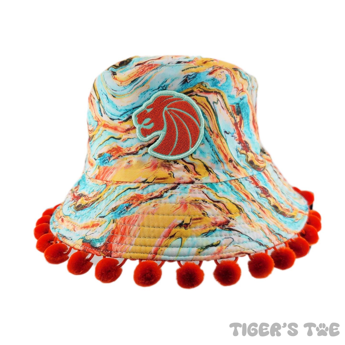 Orange Lions Funky Bucket Hat