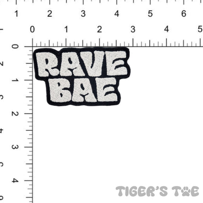 Rave Bae Embroidered Patch | Iron-On