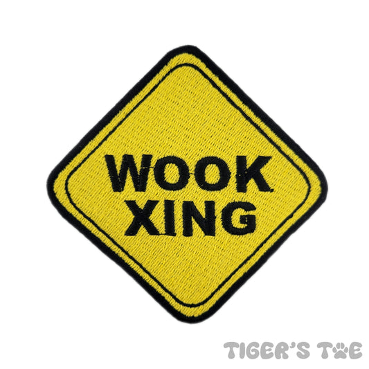 JUMBO Wook X-ing Embroidered Patch | Iron-On / Sew-On / Velcro Stash Patch