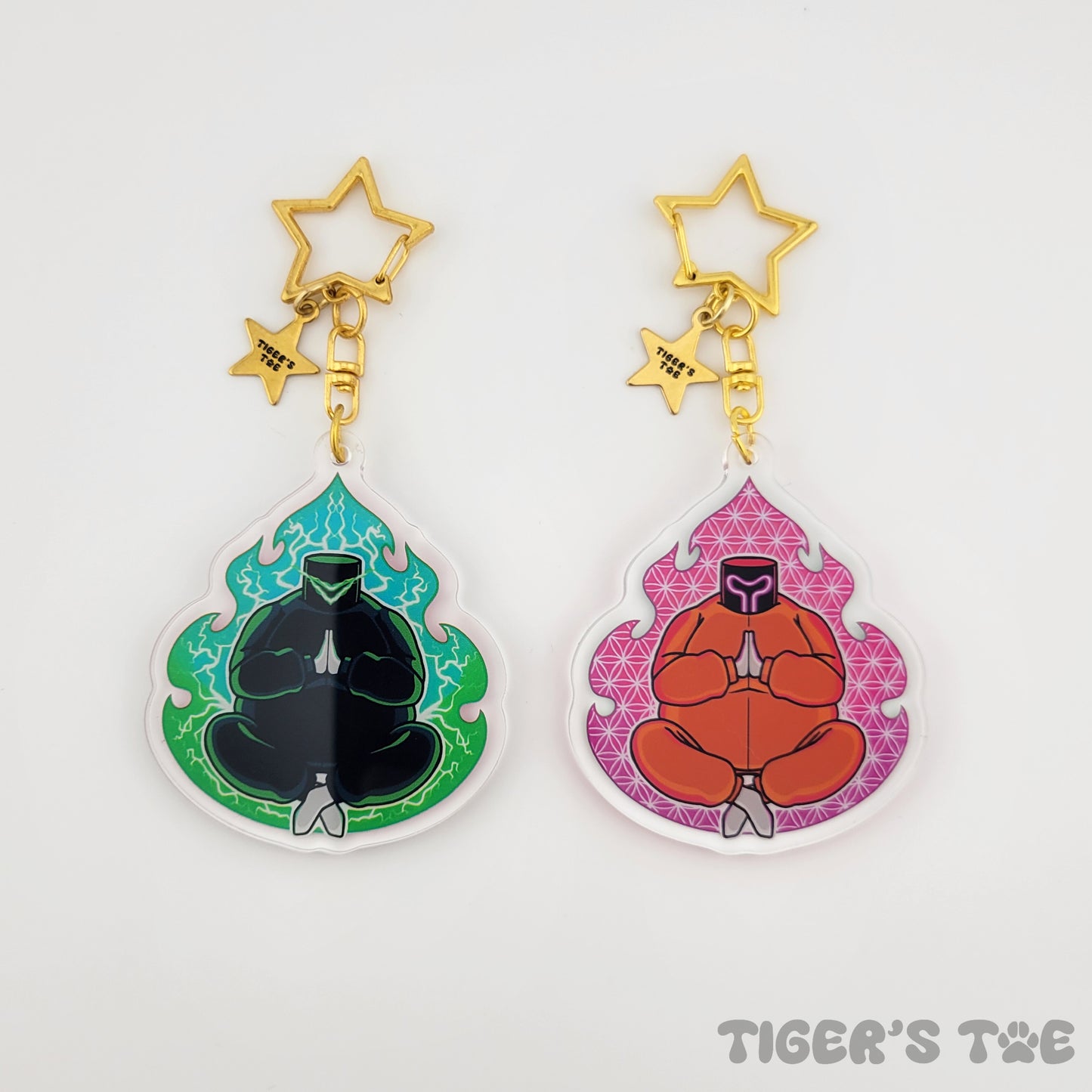 Double-Sided Mr. Wobble & Dark Wobble Acrylic Keychain