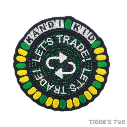 Let's Trade! - Kandi Kid Embroidered Patch | Iron-On