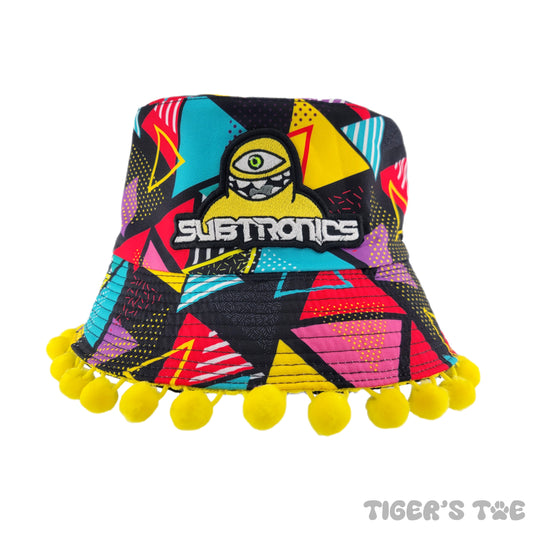 Geometric Cyclops Funky Bucket Hat