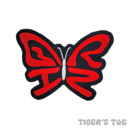 GRiZ Butterfly Embroidered Patch | Iron-On