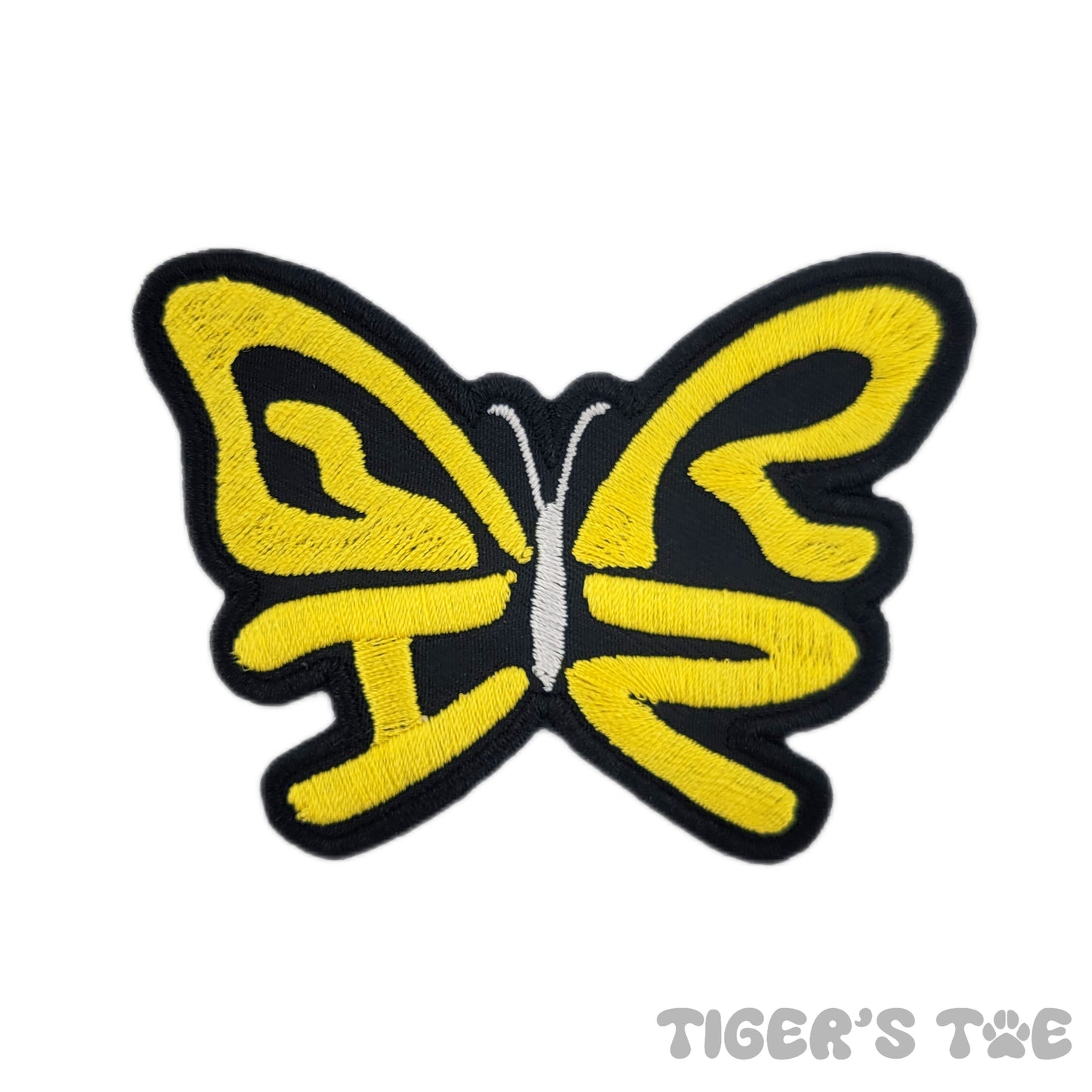 GRiZ Butterfly Embroidered Patch | Iron-On