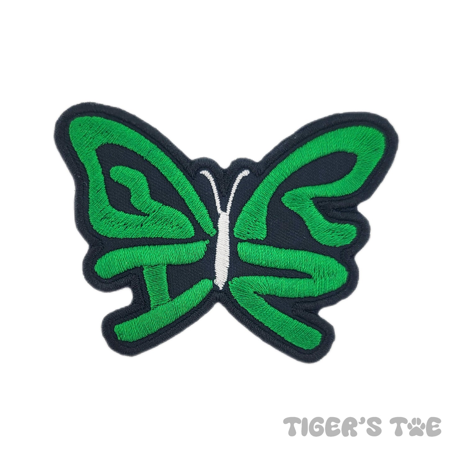 GRiZ Butterfly Embroidered Patch | Iron-On