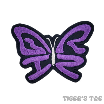 GRiZ Butterfly Embroidered Patch | Iron-On