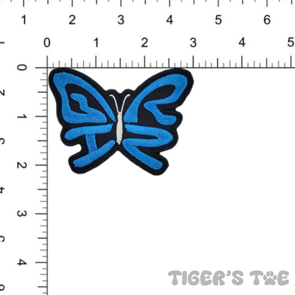 GRiZ Butterfly Embroidered Patch | Iron-On