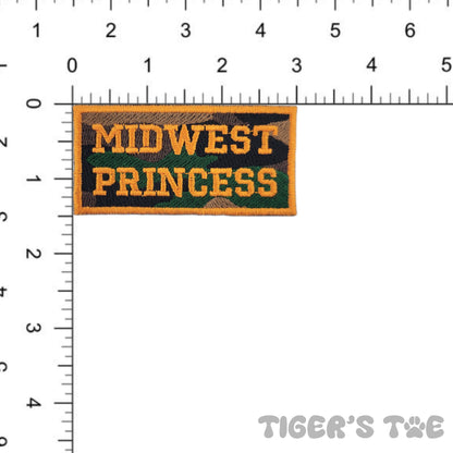 Camo Midwest Princess | Embroidered Patch