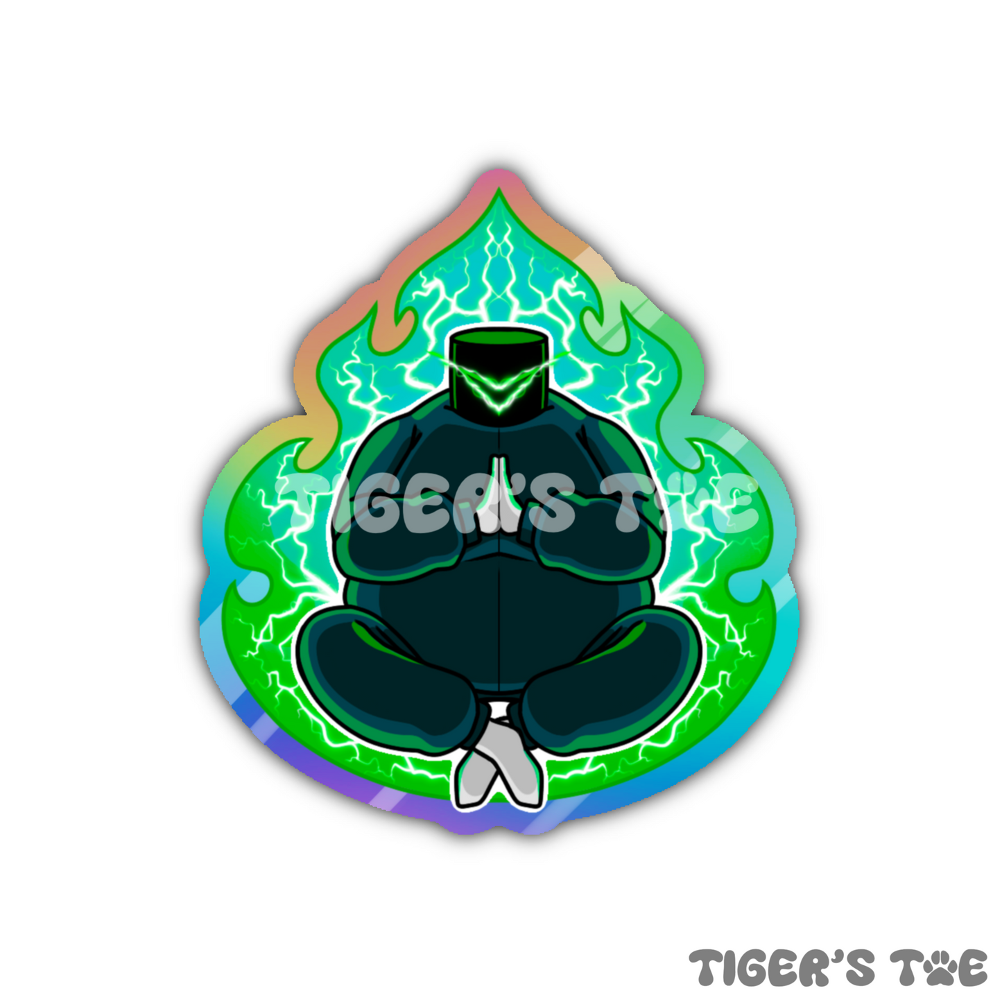 Dark Wobble Sticker | Holographic