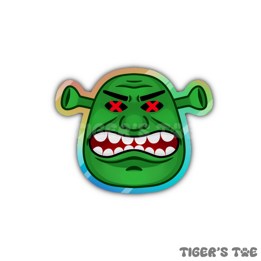 Shrexcision Rave Ogre Sticker | Holographic