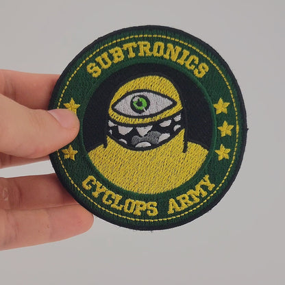 JUMBO Embroidered Subtronics Superfan Patch | Iron-On / Sew-On / Velcro Stash Patch