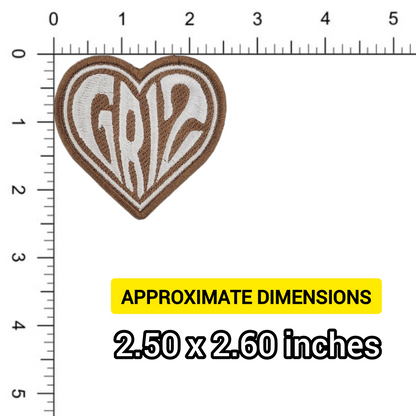 GRiZ Heart | Embroidered Patch